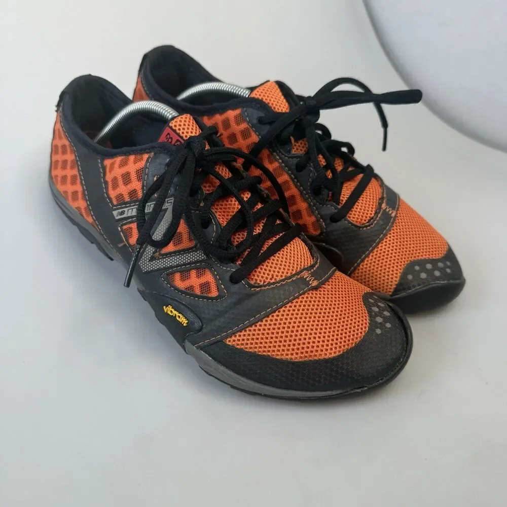 New Balance Minimus Size 8 Men MT20OR Trail Running Athletic Shoes Orange EUC